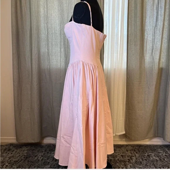 House of CB "Samaria" Ballerina
Pink Twill Corset Midi Dress/Size XL US 10-12 L+ - Picture 6 of 8